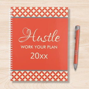 Agenda Hustle Trabalha Seu Plano Quic Moderno