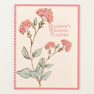 Agenda Hydrangea Floral Vintage Cor Rosa