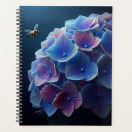 Agenda Hydrangeas Floral Purple e Blue
