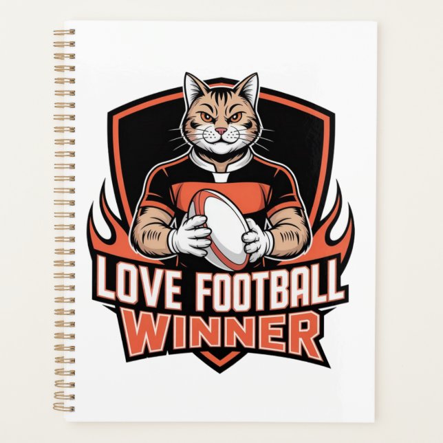 Agenda I love football  (Frente)