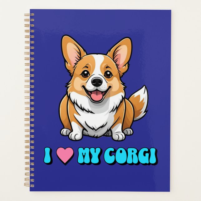 Agenda I Love My Corgi (Frente)