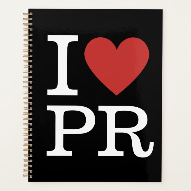 Agenda I ❤️ Love PR - PR Firme/Departamento - (Frente)