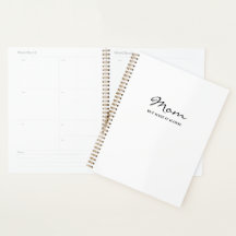 Iconic Fun Witty Cool Mom Minimalist Planner