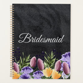 Agenda Ideia Personalizada de Oferta de Bridesmaid