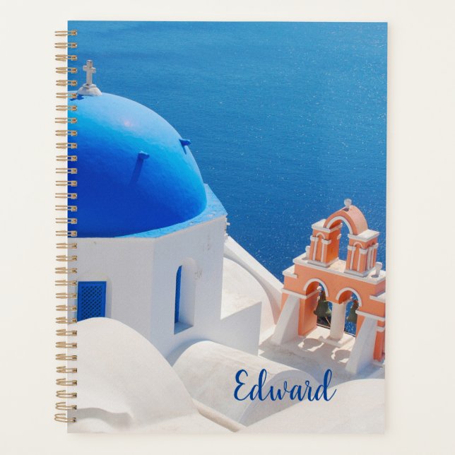 Agenda Ilha Grega Santorini (Frente)