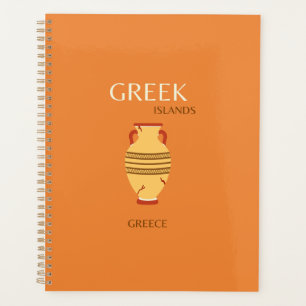 Agenda Ilhas gregas, Grécia, Viagem, pré-filhas, laranja