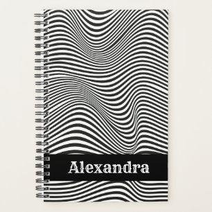 Agenda Illusão óptica Abstrato moderna personalizada