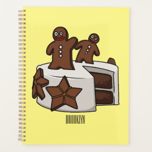 Agenda Ilustração de desenho animado de bolo de gengibre