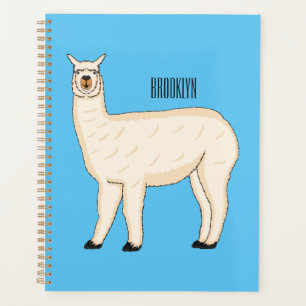 Agenda Ilustração de desenho animado de Llama