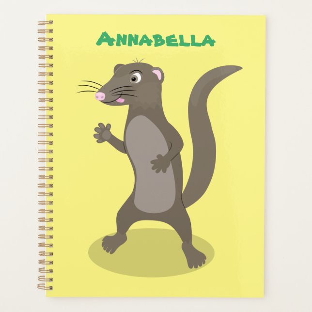 Agenda Ilustração de desenho animado de monguose (Frente)