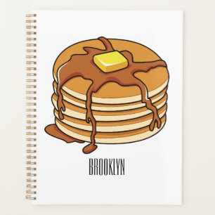 Agenda Ilustração de desenho animado de Pancake
