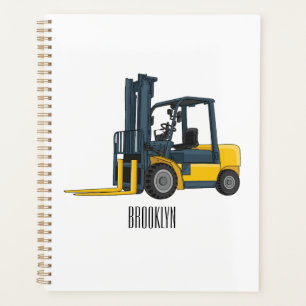 Agenda Ilustração de desenho animado do empilhador