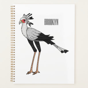 Agenda Ilustração de desenho animado do Secretário Pássar
