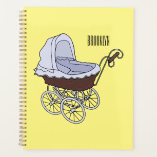 Agenda Ilustração de desenho animado do stroller
