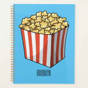 Agenda Ilustração de desenho de pipoca