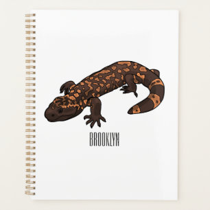 Agenda Ilustração de desenho do monstro de Gila
