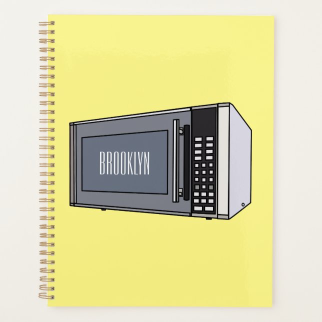 Agenda Ilustração de desenho em micro-ondas (Frente)