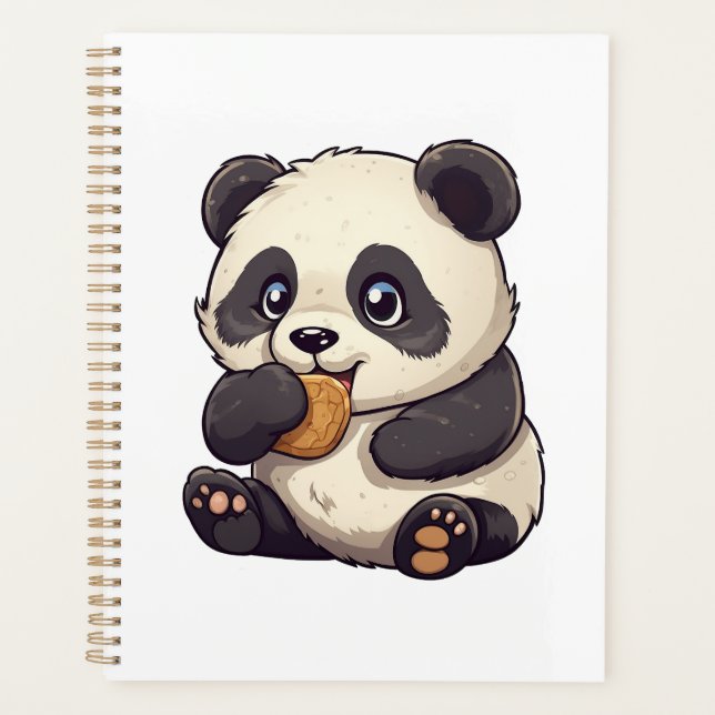 Agenda Ilustração de panda de desenho animado (Frente)