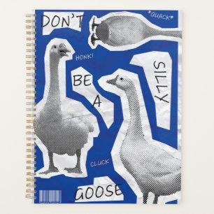 Agenda Ilustração de trabalho de arte não seja um ganso B