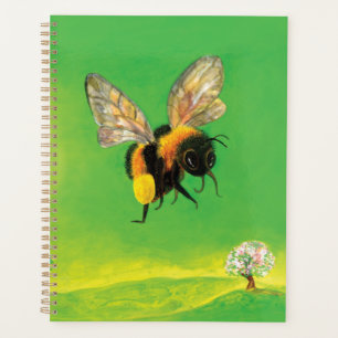 Agenda Ilustração de voo de abelha 