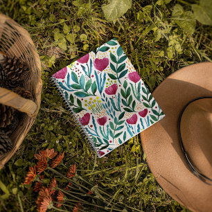 Agenda Ilustração floral botânica