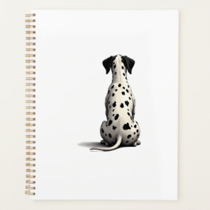 Agenda Ilustração Minimalista de Cachorro Dalmatiano Anti