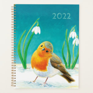 Agenda Ilustração Red Robin de 20XX