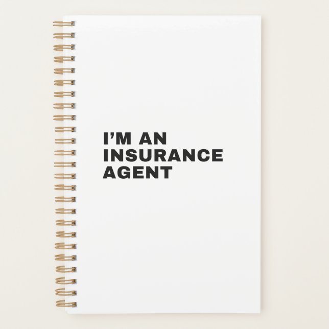 AGENDA I'M AN INSURANCE AGENT (Frente)