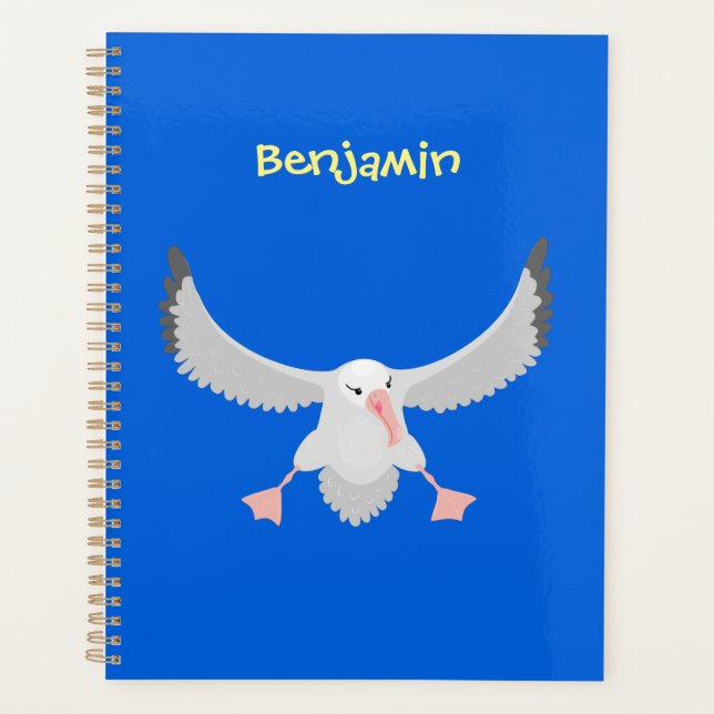 Agenda Imagem de desenho animado de aves voadoras de alba (Frente)