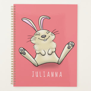 Agenda Imagem de desenho animado de coelho bonito