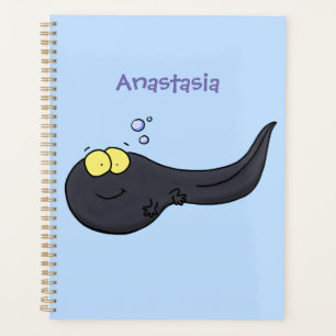 Agenda Imagem de desenho animado de girino divertido