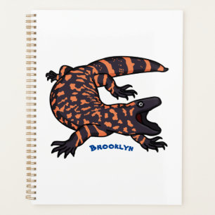 Agenda Imagem de desenho animado de lagarto monstro de gi