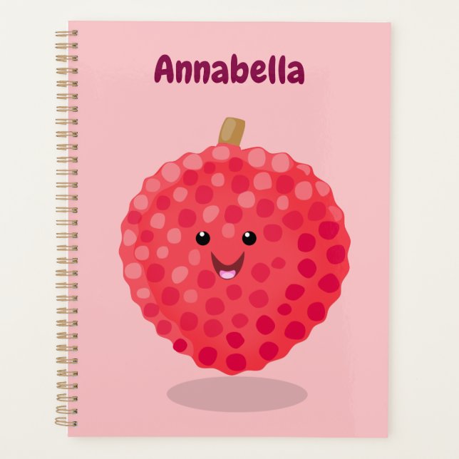 Agenda Imagem de desenho animado de liso rosa-claro (Frente)