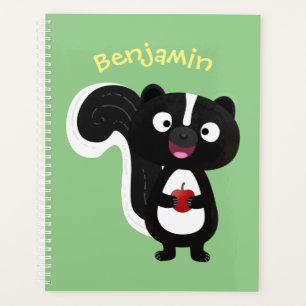 Agenda Imagem de desenho animado de tronco feliz e bonito
