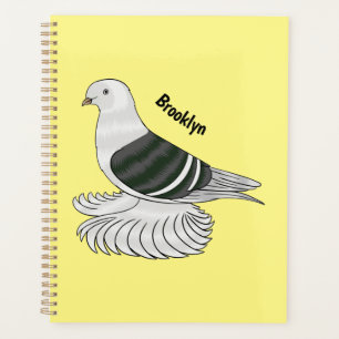 Agenda Imagem de desenho animado do pombo-escudo-saxão