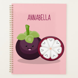 Agenda Imagem de desenho animado roxo e bonito