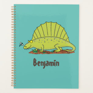 Agenda Imagem de desenho animado verde-claro