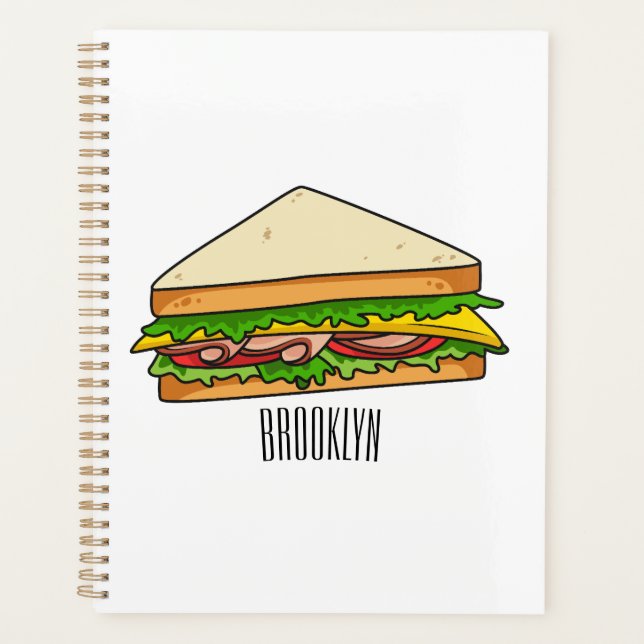 Agenda Imagem de desenhos em Sandwich (Frente)