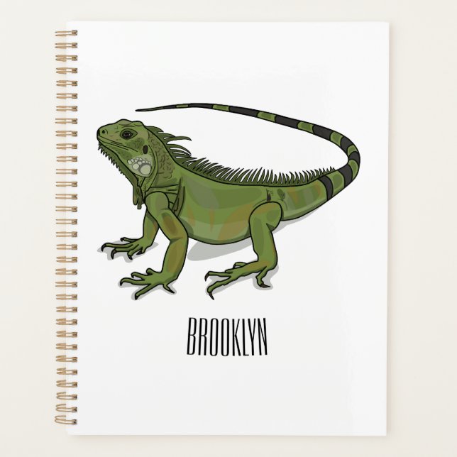 Agenda Imagem do desenho de Iguana (Frente)