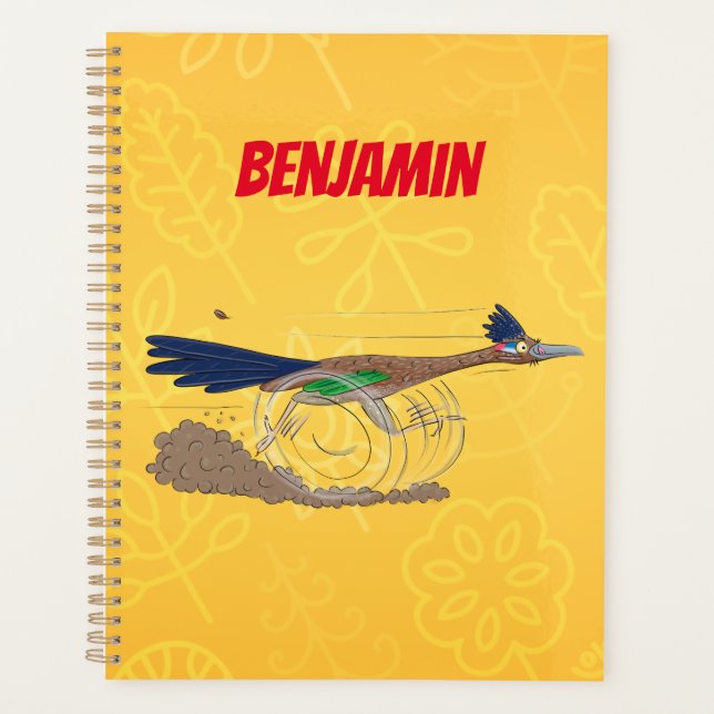 Agenda Imagem engraçada de desenho animado de pássaros (Frente)