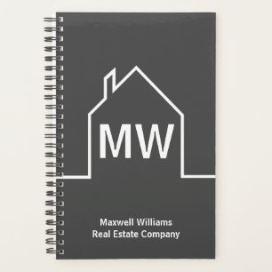 Agenda Imobiliário Imobiliário de Cinzas Personalizadas