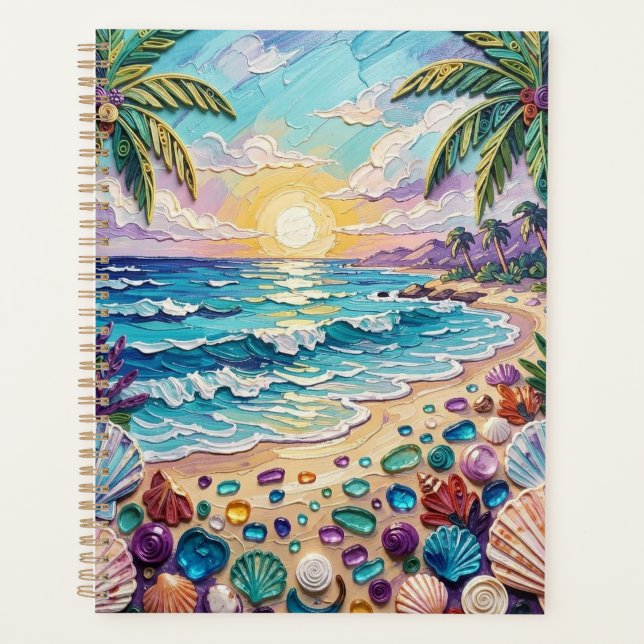 Agenda Impasto Beach and Sea Glass Sunset and Sunrise (Frente)