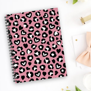 Agenda Impressão Animal, Leopardo Rosa, Manchas de Chita,