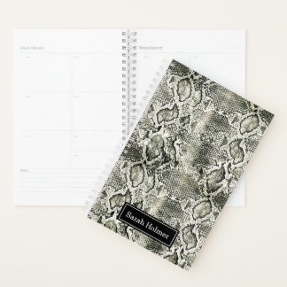 Agenda Impressão Cobra branco