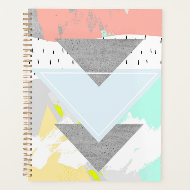 Agenda Impressão de Arte Geométrica (Frente)