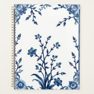 Agenda Impressão de Porcelana Blue Willow