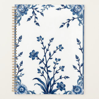 Agenda Impressão de Porcelana Blue Willow
