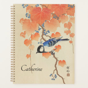 Agenda Impressão de Vintage de Watercolor Japonês com P