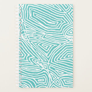 Agenda Impressão Digital Teal