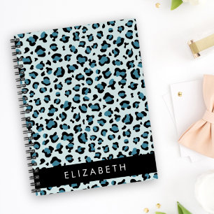 Agenda Impressão Leopardo, Manchas, Leopardo Azul, Seu No